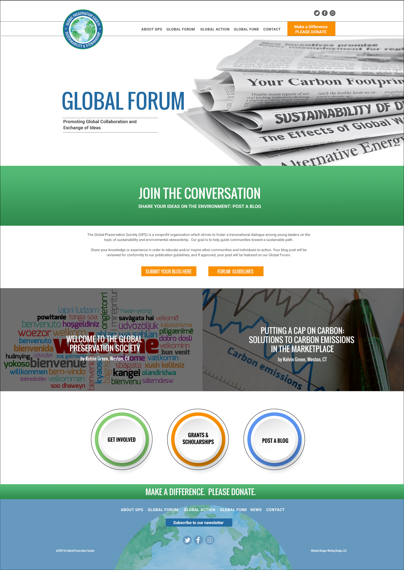 Global Preservation Society Forum