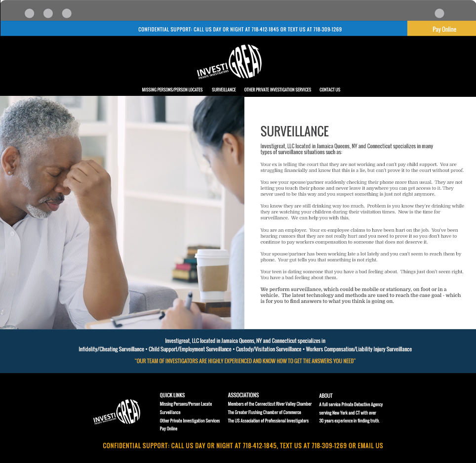 revised service page revised service page