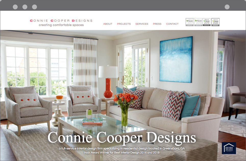 Connie home page